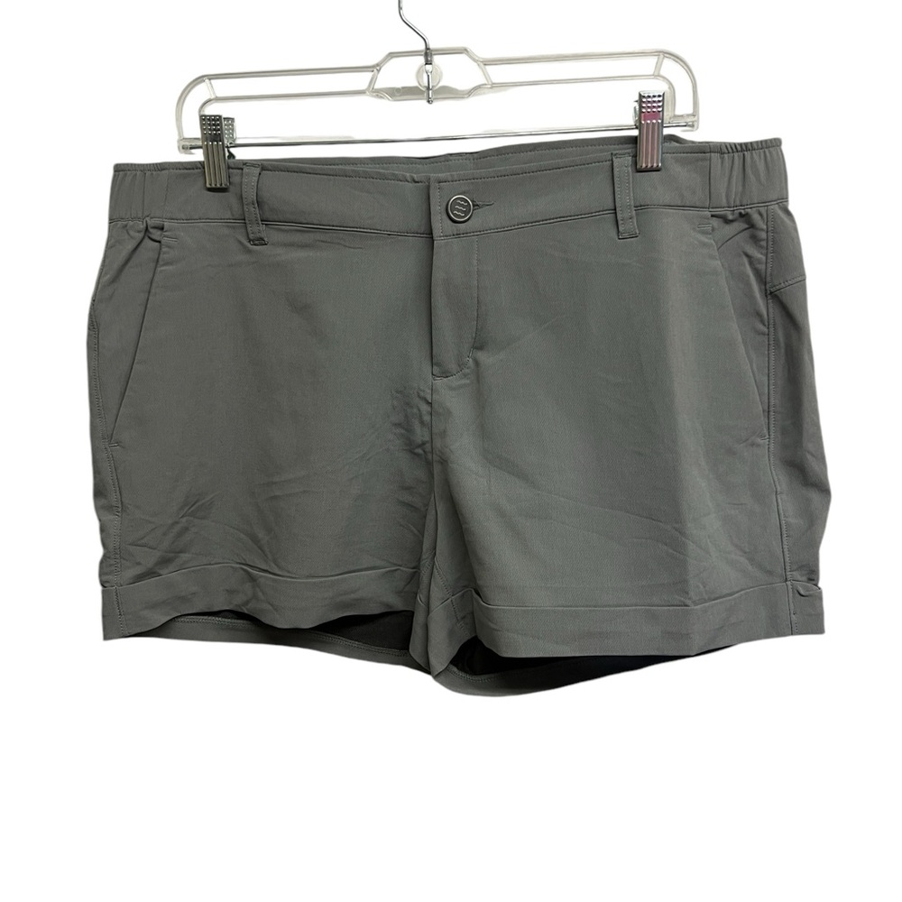 Free Fly Apparel XL women’s grey cuffed shorts